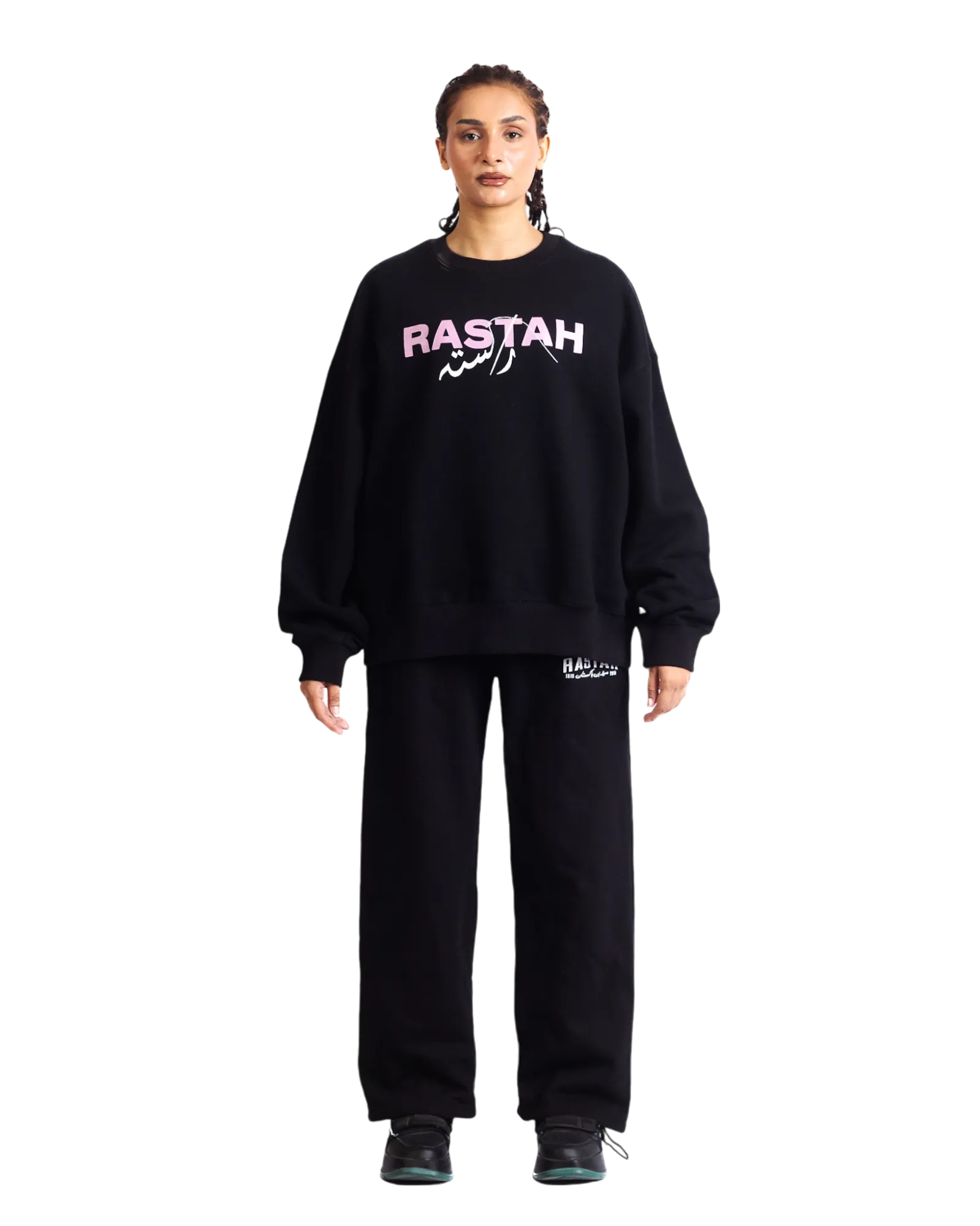 "REBECCA" BLACK SWEATSHIRT