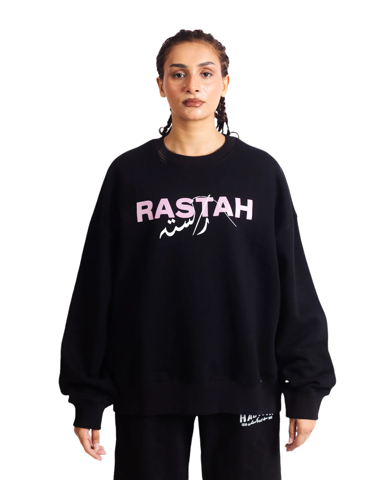 "REBECCA" BLACK SWEATSHIRT