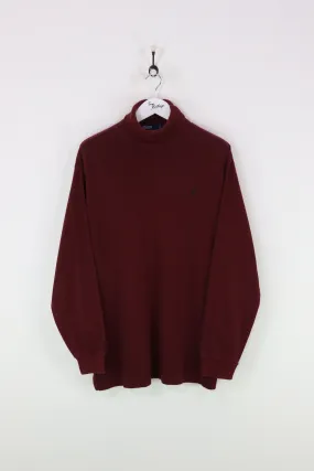 Ralph Lauren Roll Neck Burgundy XXL