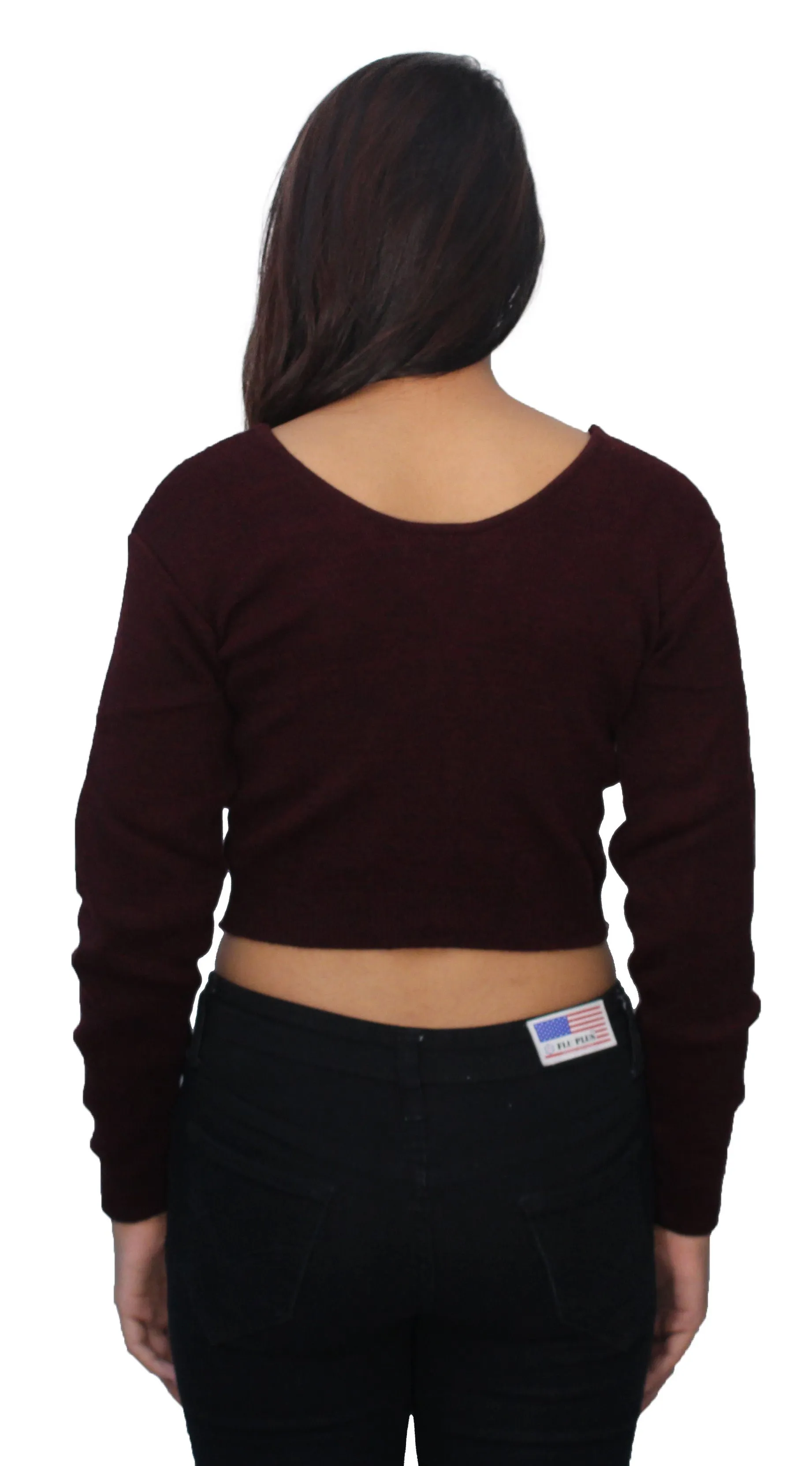 Romano nx Long Sleeve Wool Warm Winter Saree Blouse for Women