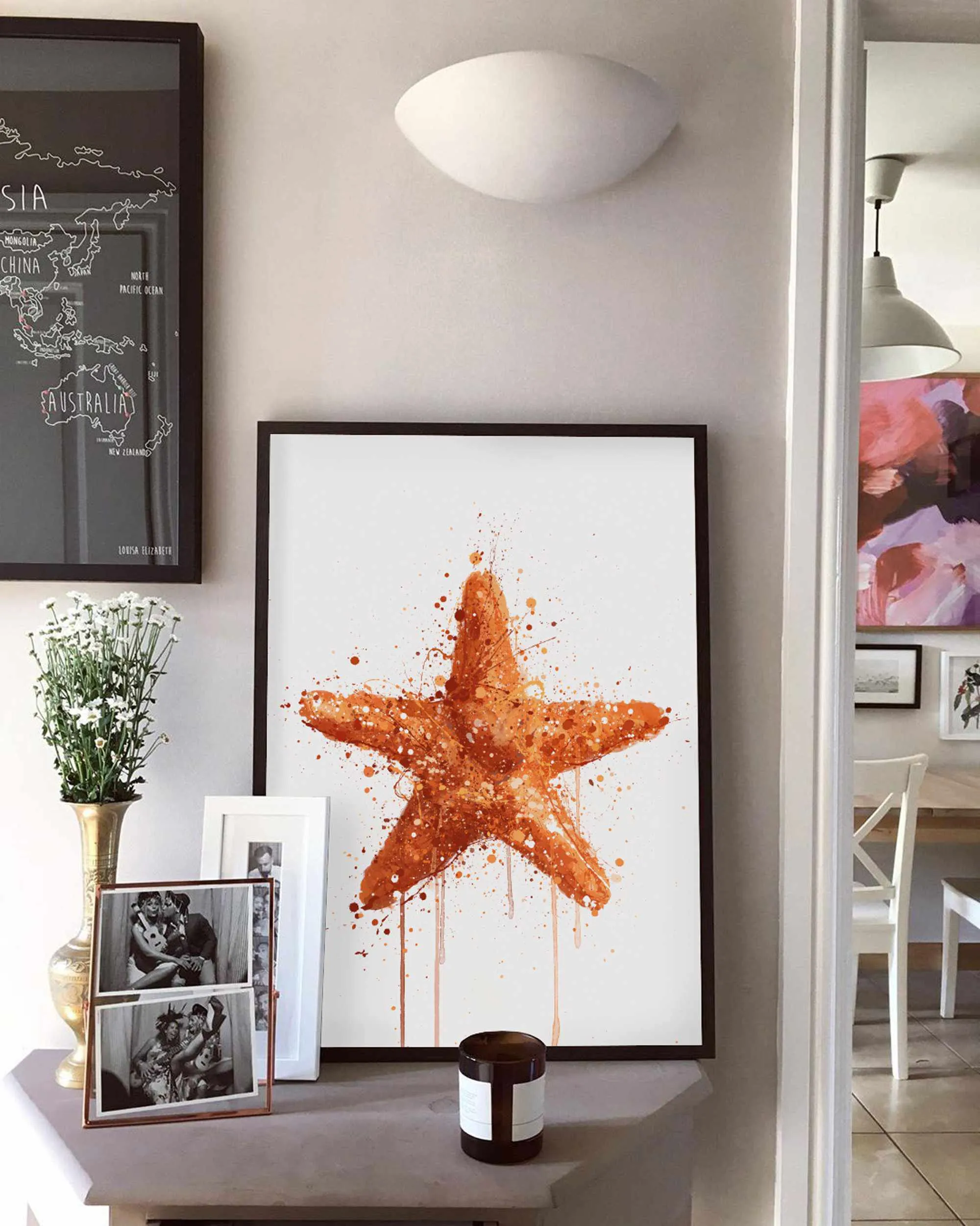 Sea Creature Wall Art Print 'Starfish'
