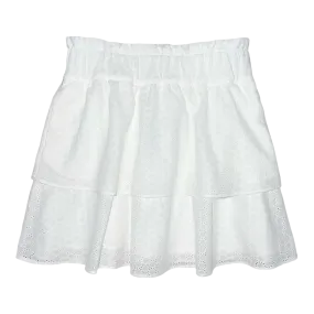 Seabrook Island Skirt (Girls)- Sugar Cane Eyelet