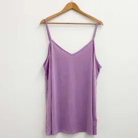 Set of 3 Avenue Camisole Vests UK18/20 - 2 x lilac, 1 x black