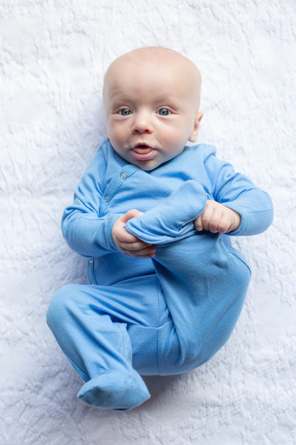 Sky Blue Baby Kimono Set
