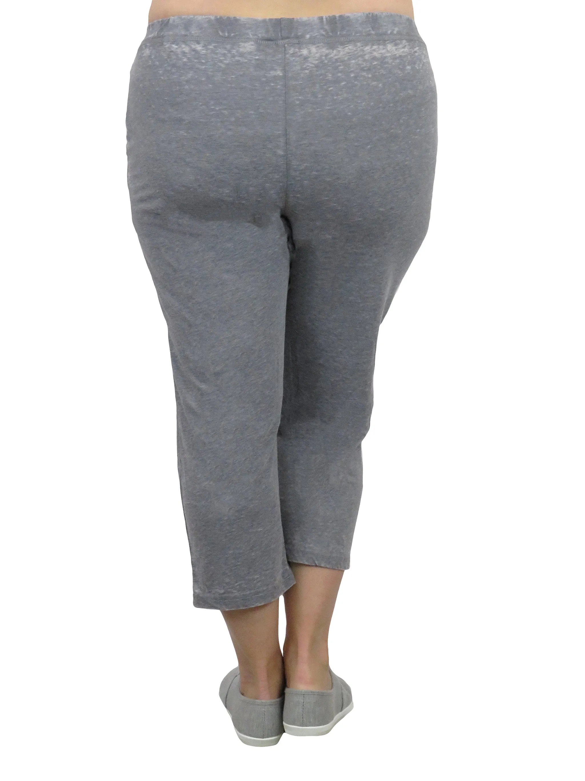 Soft & Supple Knit Cropped Pant - Plus Size