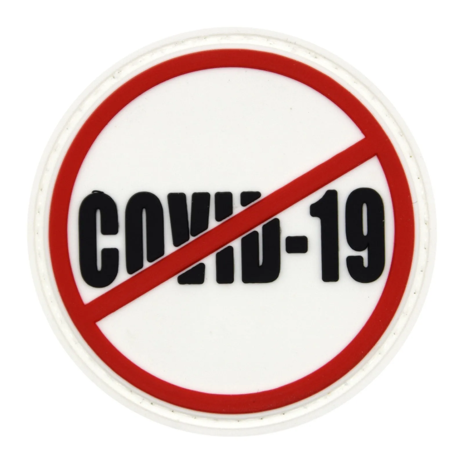 Stop COVID-19 Patch White