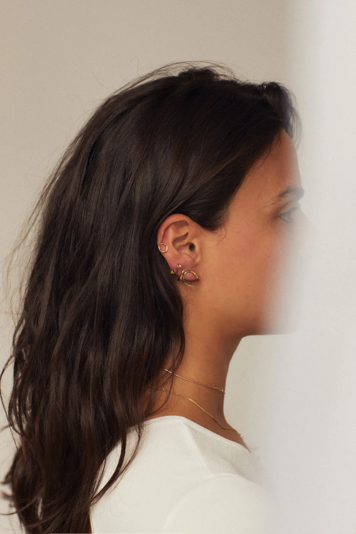 The Rainbow Resin Pin | Solid Gold