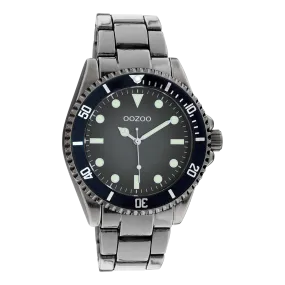 Titanium OOZOO watch with titanium stainless steel bracelet - C11013
