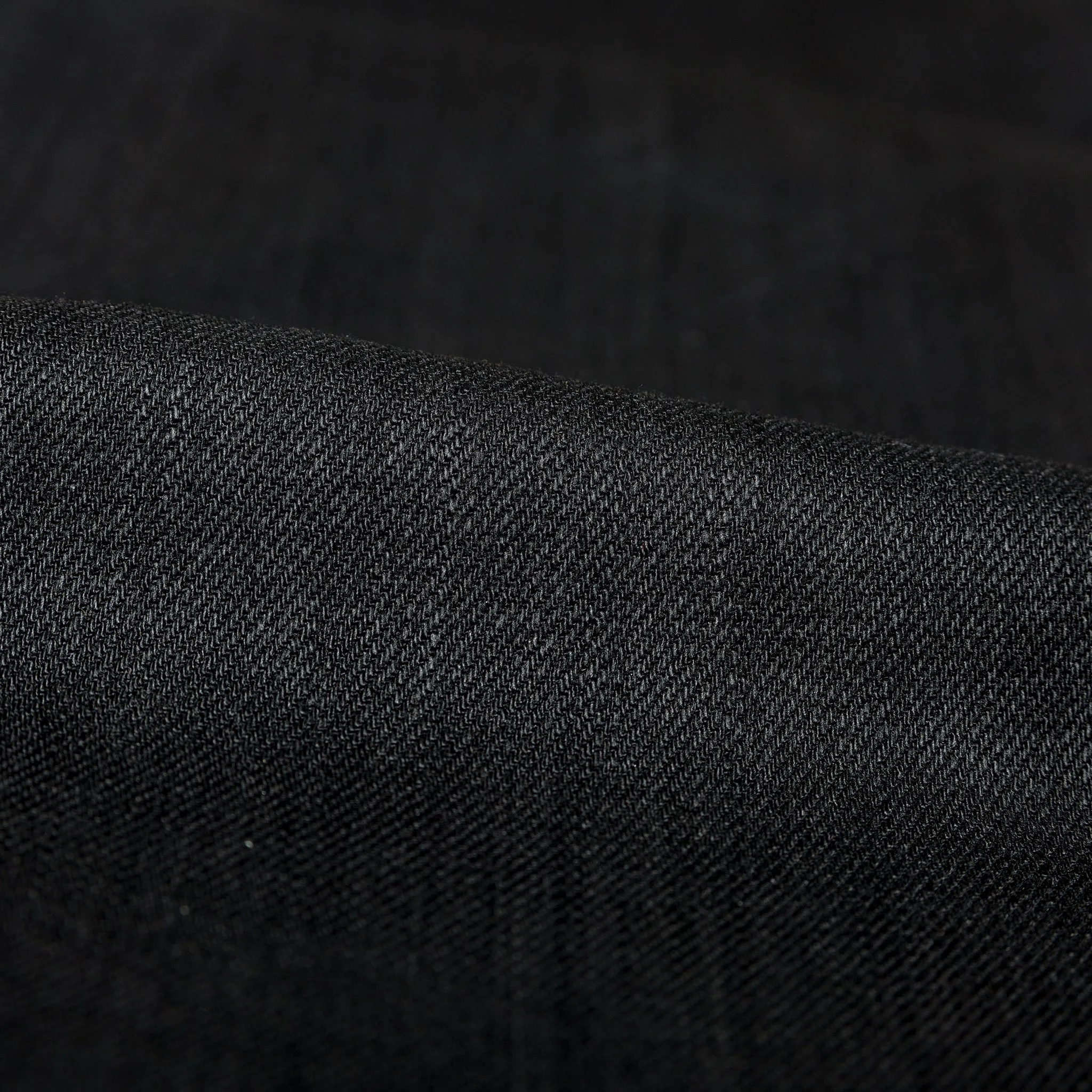 UB144 Skinny Fit - 11oz Solid Black Stretch Selvedge Denim