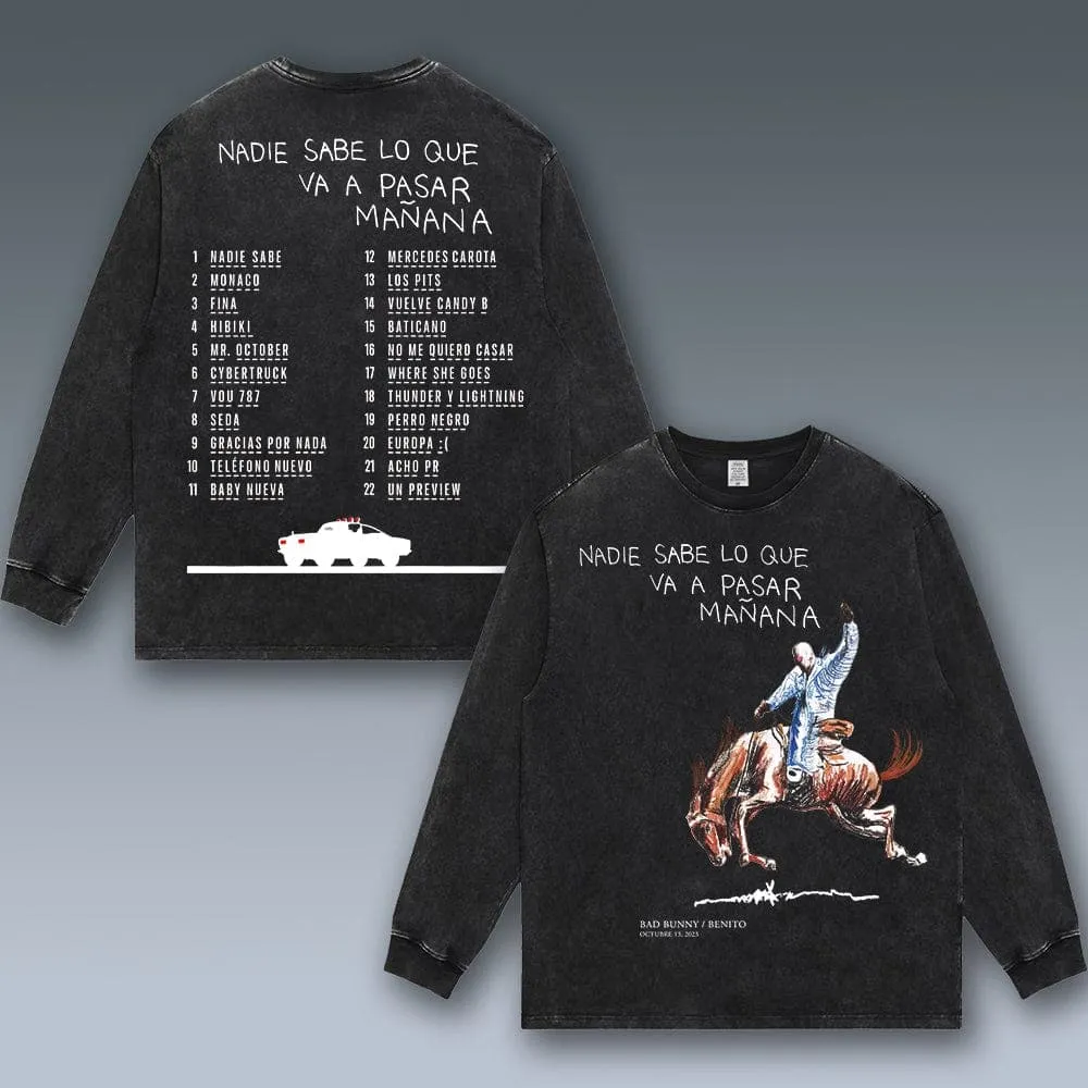VINTAGE LONG SLEEVE TEE |  BAD BUNNY