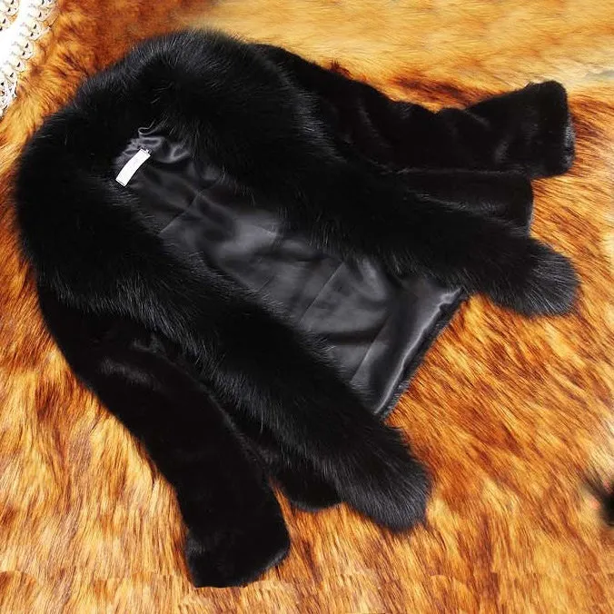 Women Warm Fake Fur Coats S-3XL New Fashion FAUX Fur Coat Elegant Thick Warm Outerwear Fake Fur Jacket