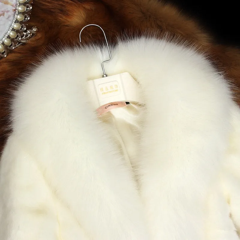 Women Warm Fake Fur Coats S-3XL New Fashion FAUX Fur Coat Elegant Thick Warm Outerwear Fake Fur Jacket